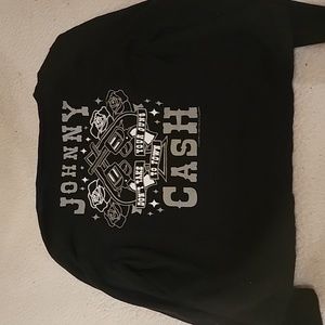 Sourpuss Johnny Cash Black and White Cardigan Sweater